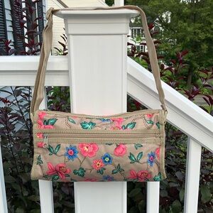 Accessories Nylon Shoulder Bag Floral Pattern